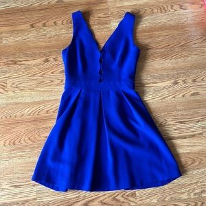 Royal Blue Shift Dress - Adelyn Rae - size small
